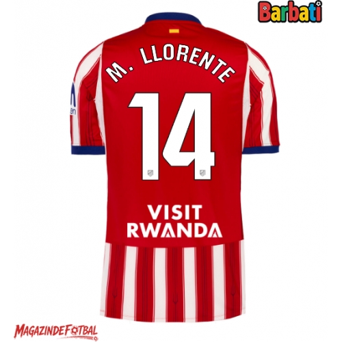 Atletico Madrid Marcos Llorente #14 Tricou Fotbal Replică 2026-27 Barbati Acasa Atletico Madrid Marcos Llorente #14 Tricou Fotbal Replică 2026-27 Barbati Acasa